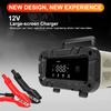High Power Pulse Repair Battery Charging Smart Car Battery Charger 12V 6A Multifunctional For Motorcycle SUV Truck LED Display