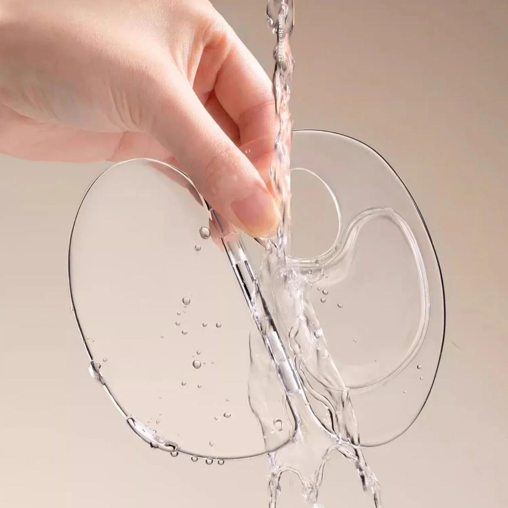 Foldable Makeup Mixing Palette Acrylic Foundation Palette with Spatula Lipstick Eye Shadow Mixer Cosmetic Beauty Makeup Tools