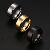8mm Casual Unisex Ring Solid Color Not Easy To Break Accessories
