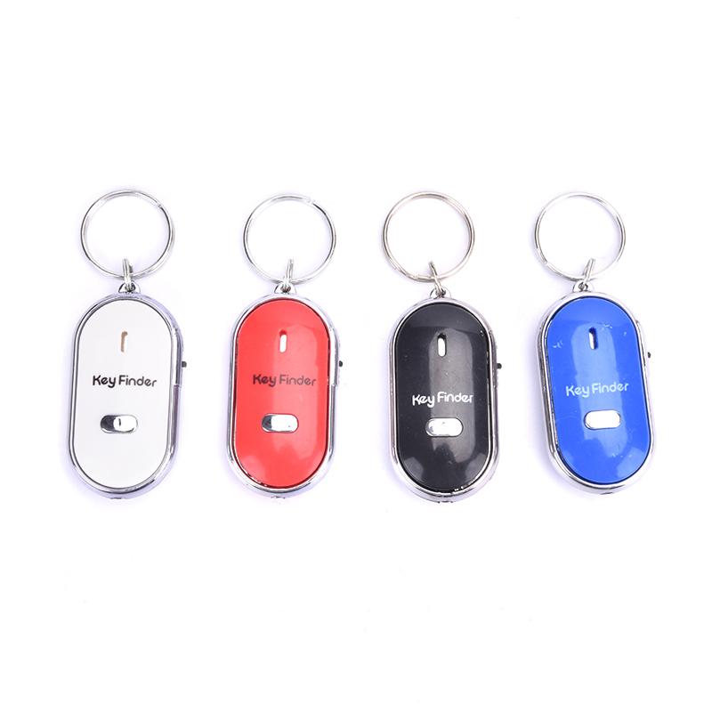 Smart Key Finder Anti-Lost Sensor Keychain Tracker Led With Whistle Clap Locator