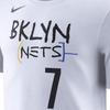 Nike Футболка NBA Brooklyn Nets Kevin Durant City Edition белая мужская уличная одежда DV5975-101