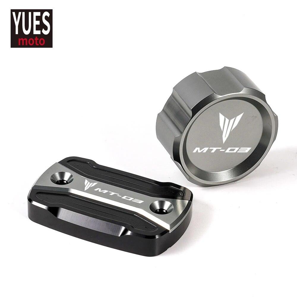 Аксессуары для мотоциклов, высокое качество, передняя и задняя крышка главного резервуара цилиндра с ЧПУ для Yamaha MT03 ABS MT 03 2015-
