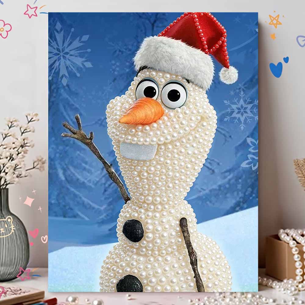 Disney DIY Жемчужная Живопись Замороженный Снежный Сокровище Домашнее Украшение Стен Жемчужные Камни Живопись Картины Поделки Домашнее Украшение
