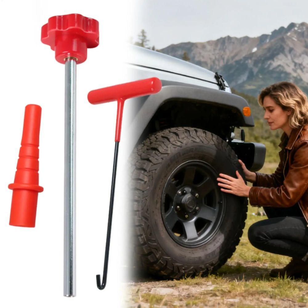 T-Hook Design Tire Valve Core Tools Tire Valve Stem Core Tool Car Tire Maintenance