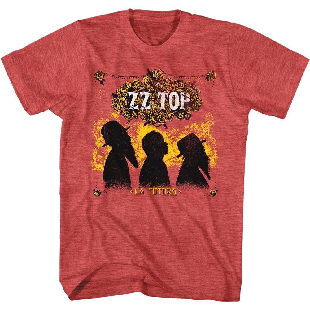 ZZ Top La Futura Мужская футболка Обложка альбома Футболка рок-группы Концертный мерч