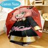 Custom Name Umbrella Adventure Cute Anya Umbrella 8-Frame for Travel, Camping, Casual Lightweight Portable, Essential for Family Gifts