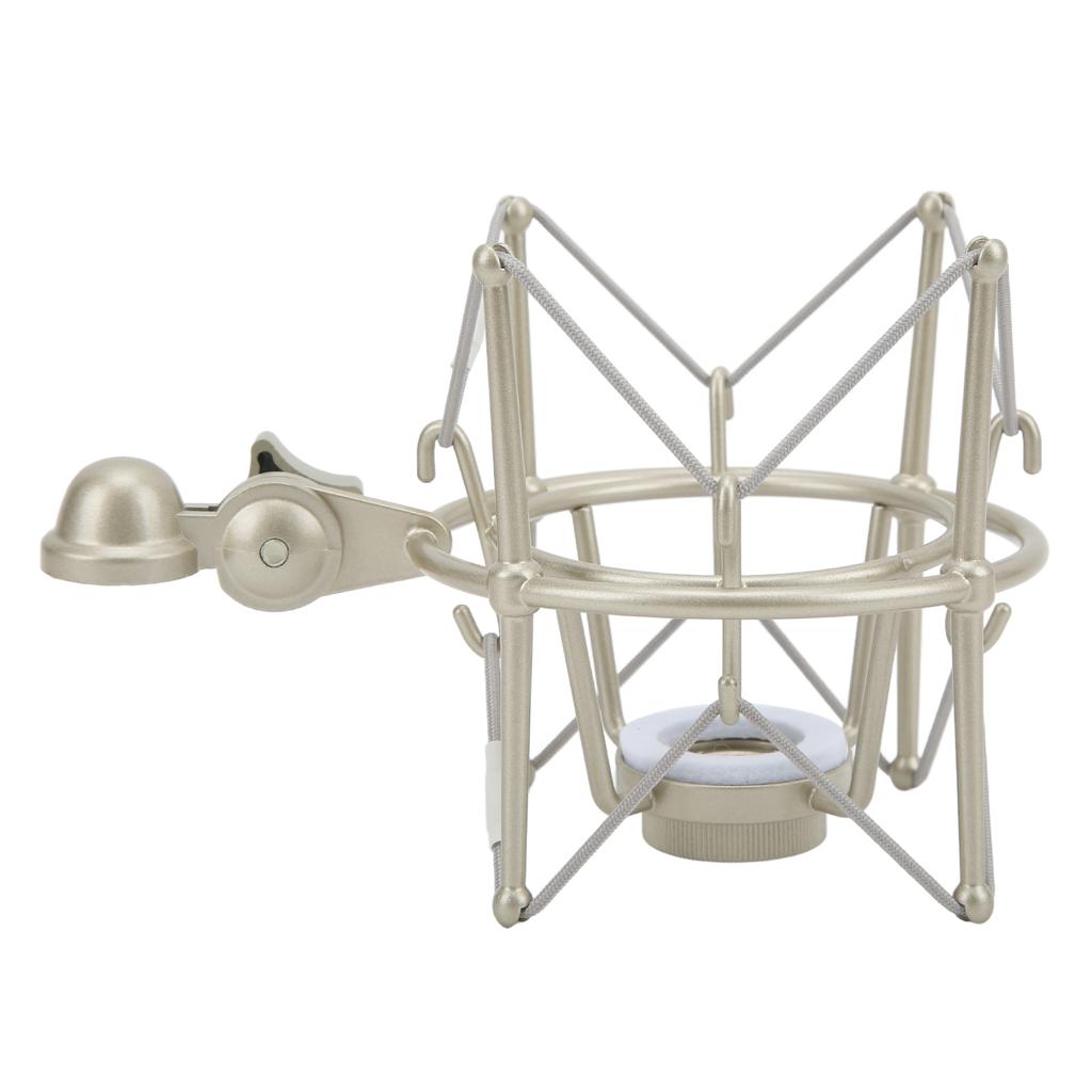 Microphone Shock Mount Clip Mic Anti Vibration Holder for Live Streaming Recording Studio