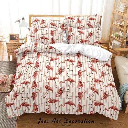Comforter Flamingo Bed Decoration First Choice Gift Suitable For Children Boys Girls And Adults Comfortable Breathable