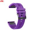 Силиконовый ремешок 26 мм 22 мм для Garmin Fenix 8 E 7 7X Pro 5 5X Plus 6 6X Pro Epix Gen 2 Tactix 8 7/Enduro 3 Браслет QuickFit