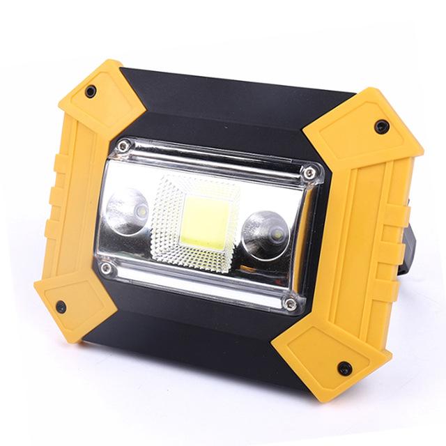 LED Work Light 18650 Rechargeable Searchlight Handheld Spotlight Outdoor Waterproof Emergency Light Auto Repair Light