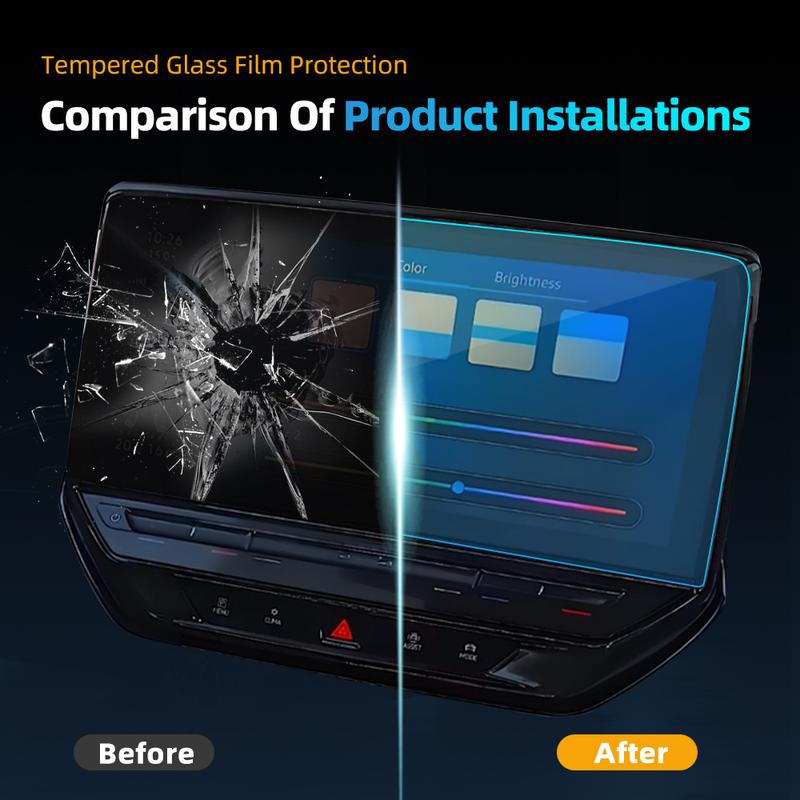 Tempered Glass Screen Protector Film For Mercedes Benz GLC 300 C Class 2022-2025 GPS Instrument Touch Screen Anti Scratch