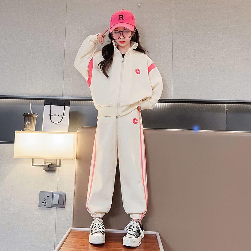 2025 Новый стиль осенний корейский свитер для девочек и спортивный костюм из двух частей