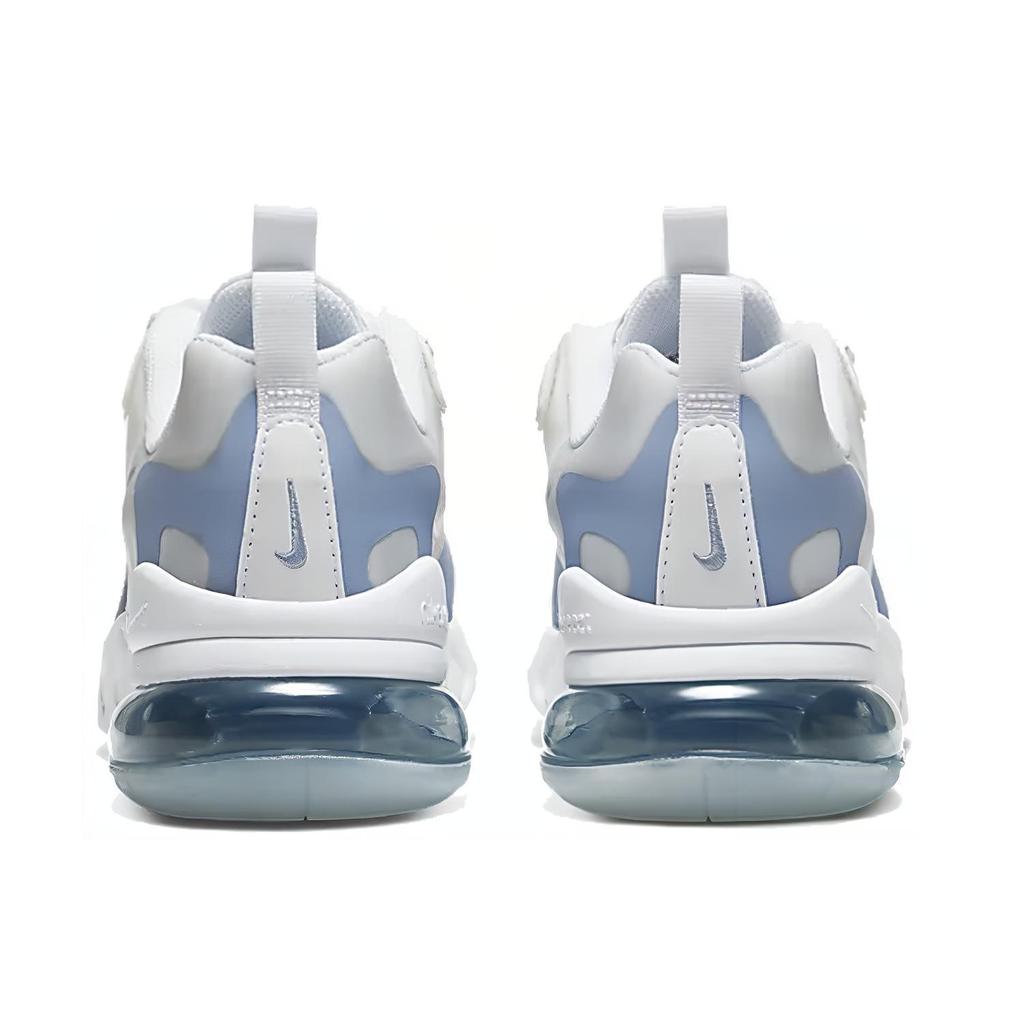 Nike Air Max 270 React SE Grade School 'White Indigo ' (Unisex) White / Pure Platinum / Indigo / White Running Shoes CJ4060 100