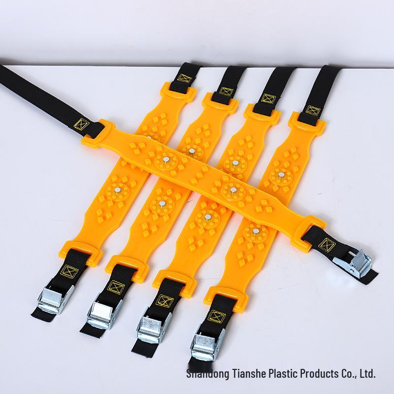 Универсальные утолщенные резиновые противоскользящие цепи для автомобиля для экстренных ситуаций на снегу и грязи