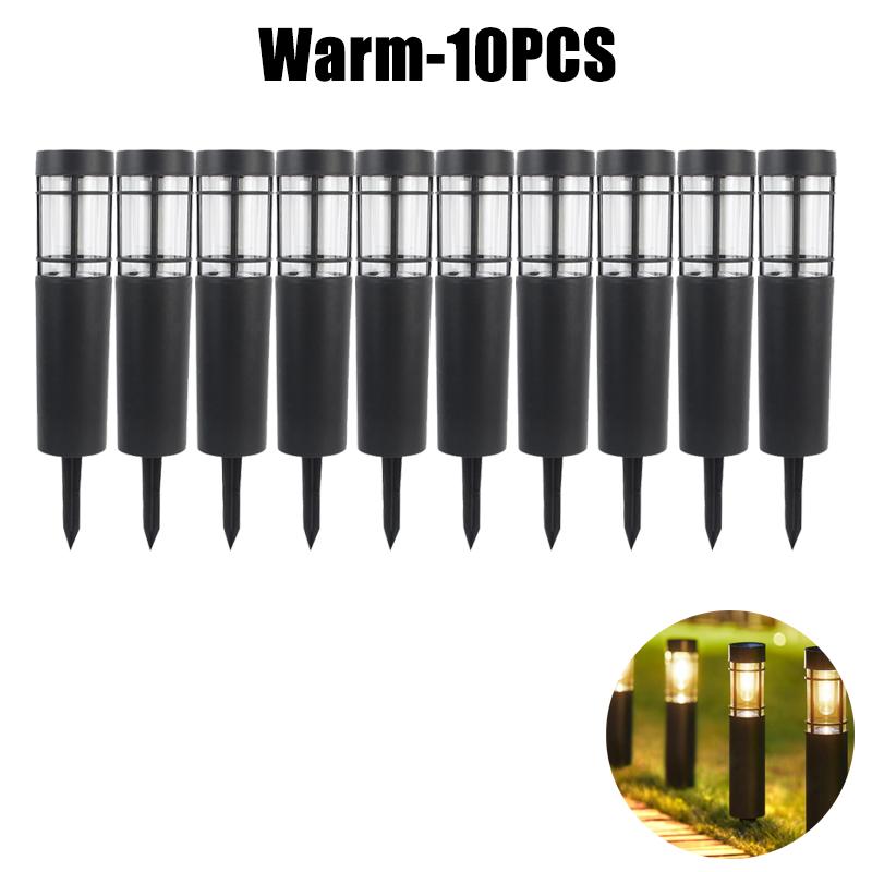 Пакет солнечных садовых дорожек, наружное светодиодное освещение, заземляющий столбик, светильник для патио, садов, дорожек, газонов, дворов