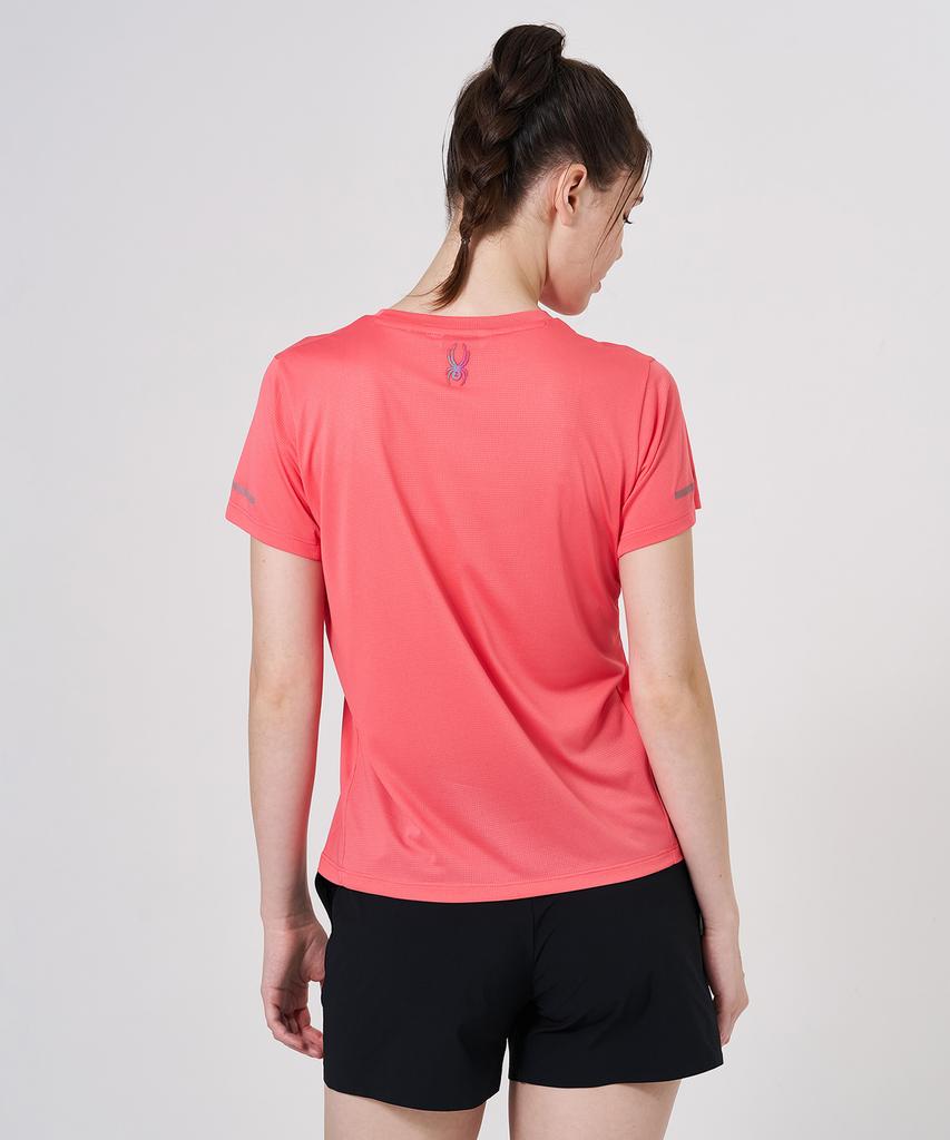 SPYDER Women'S Lightweight Short Sleeve Running T-Shirt Spkmcnrs282Wcor