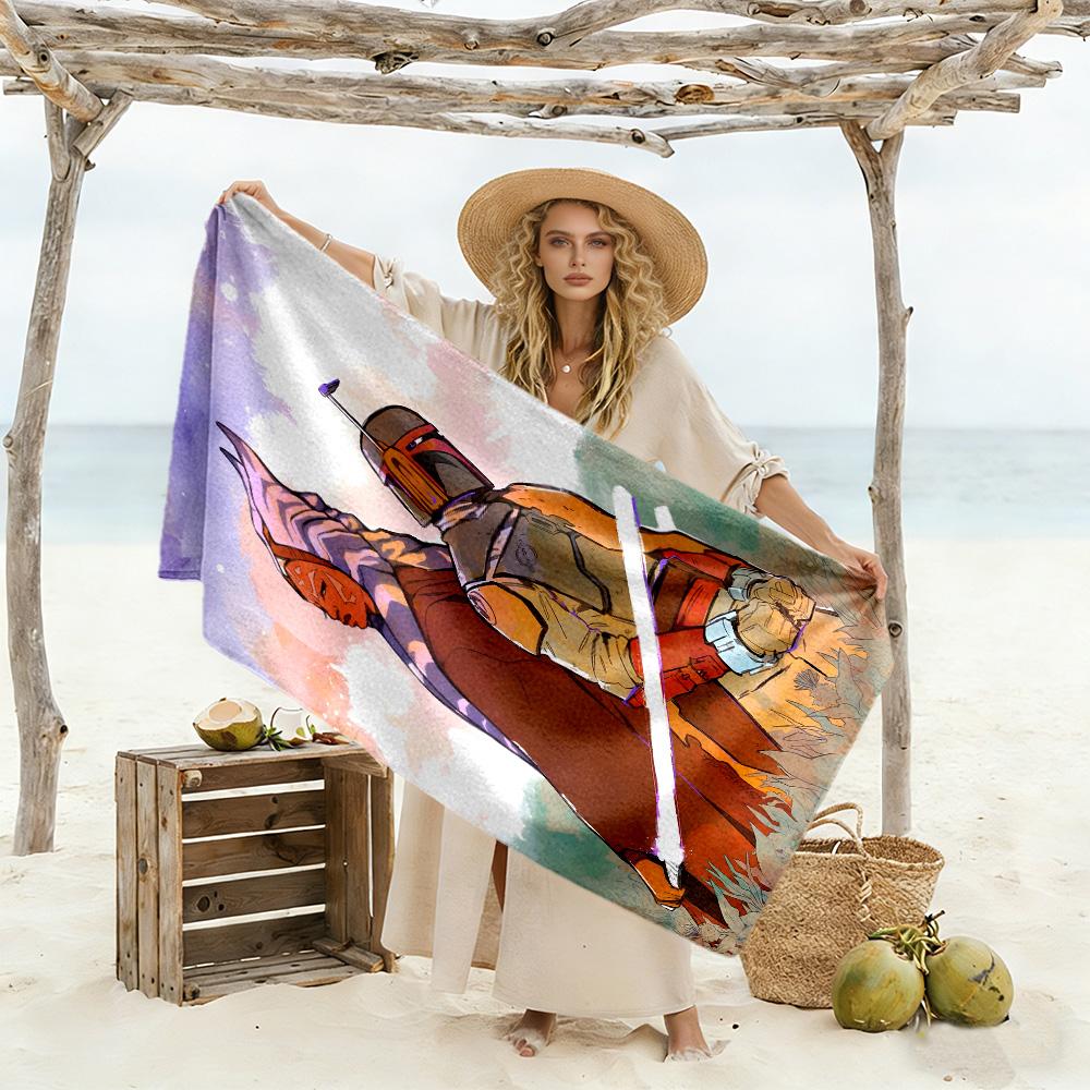 Star Wars Beach Towel Soft Durable Quick-Dry Comfortable Lightweight