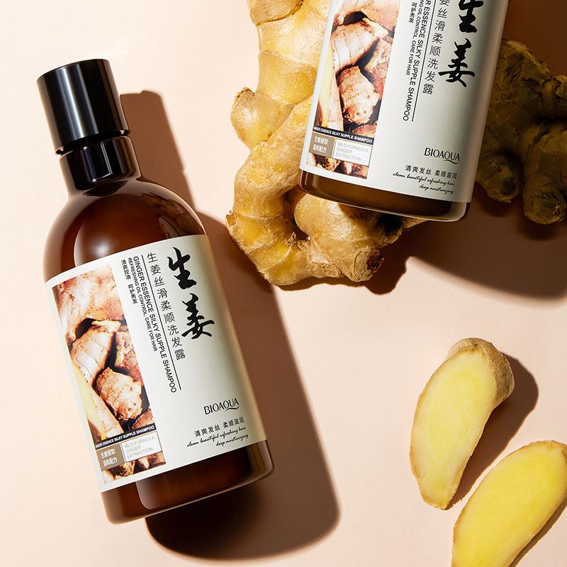 Ginger Shampoo Gentle Hydrating Moisturizing Refreshing Supple and Nourishing Polygonum Multiflorum Shampoo