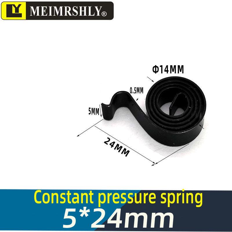 JR Motor Carbon Brush Holder Grip Bracket with Constant Force Spring, Aluminum Copper, 25*32*60 mm.