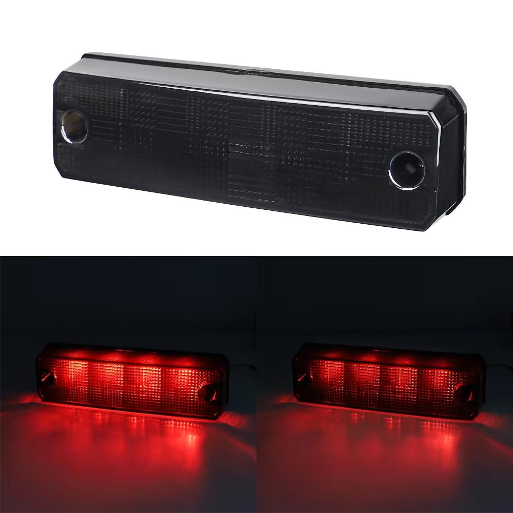 1 шт. Светодиодный задний фонарь для квадроцикла для Honda Pioneer 520 700 1000 2014 - 2025 UTV Светодиодный красный черный стоп-сигнал Задний фонарь