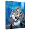 Canvas Print Wolf On a Sky Background