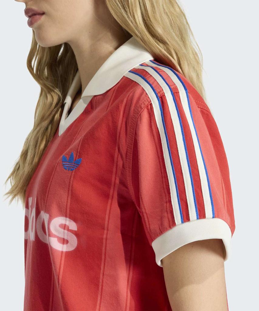 adidas Футбольная майка из твила - Полуглянцевая красная / Kf5750