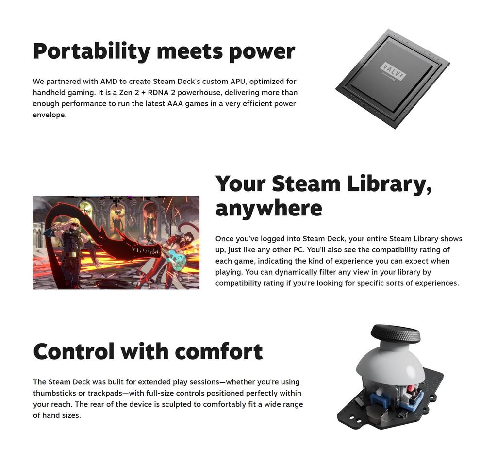Портативная консоль Steam Deck