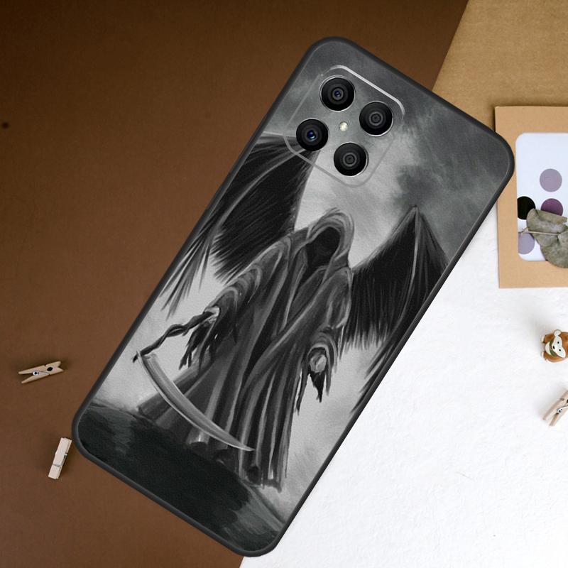Чехол для телефона Череп Жнеца Смерти Для Honor 90 Lite 50 70 Magic 5 6 Pro 8X X6 X7 X8 X9 X8a X7a X6a X9b X9a Чехол