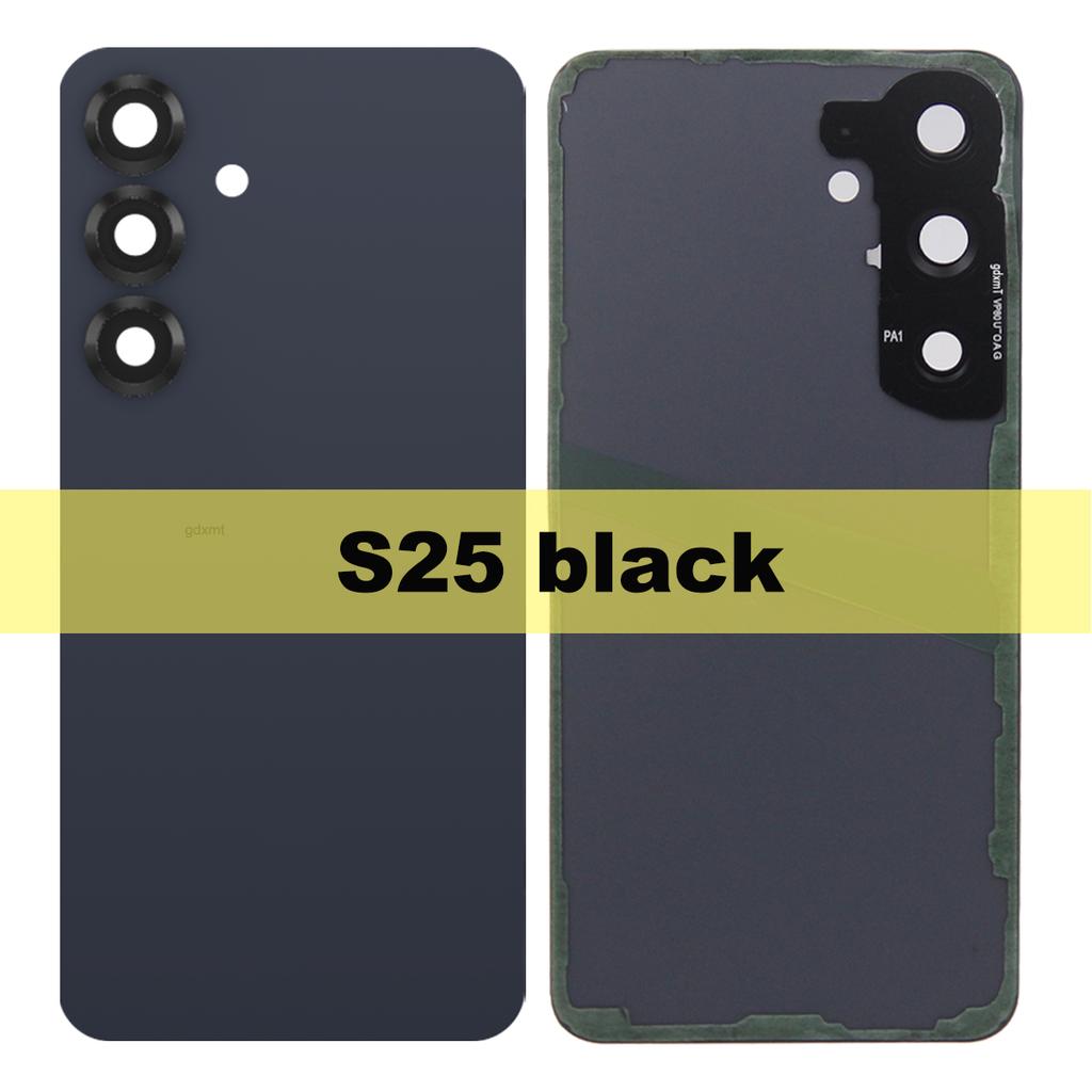 Для Samsung Galaxy S25 S25 plus S931B S931B/DS S936 S936U Задняя крышка Ремонтные части Дверца с линзой Заднее стекло Крышка аккумулятора