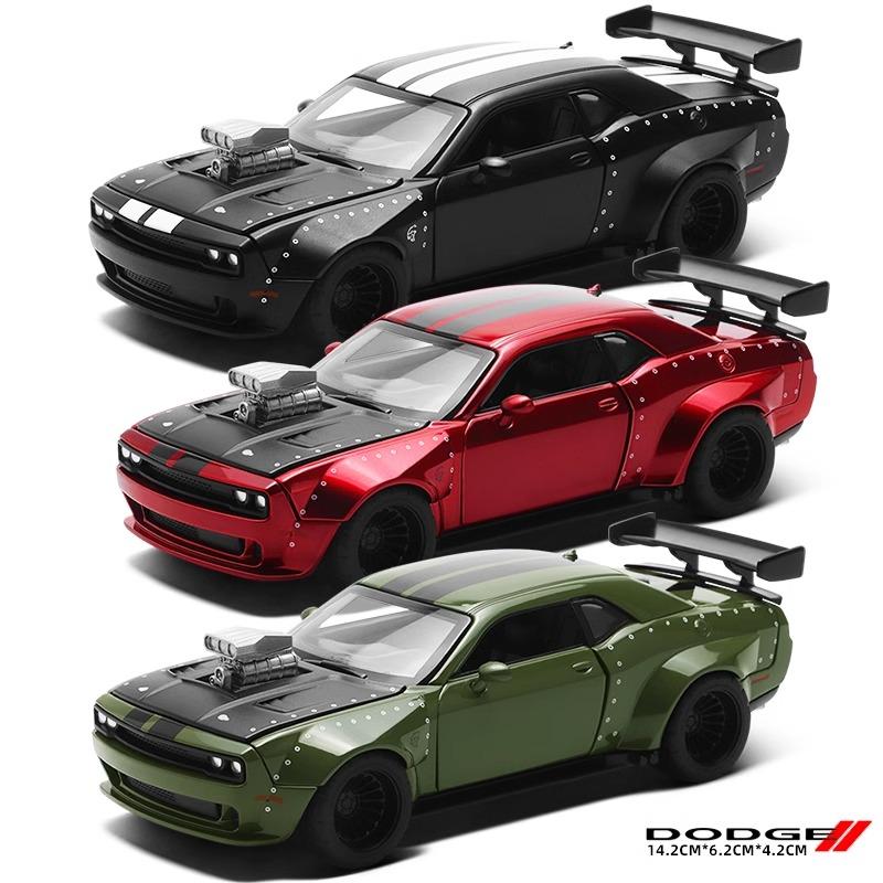 1/36 Dodge Challenger SRT Jailbreak Собранная версия Металлическая машина Литые модели и игрушечные транспортные средства Модель автомобиля Игрушечная модель автомобиля для детей