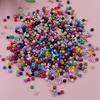 Новый DIY ремесло для изготовления ювелирных изделий красочные ювелирные аксессуары свободные бусины-разделители стеклянные бусины 1000 шт. 2 мм бусины