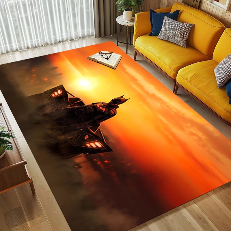 Batman Sunset Living Room Nonslip Area Rug Soft Carpet For Bedroom Game Playroom Sofa Office Home Decor Doormat Christmas Gift C92981