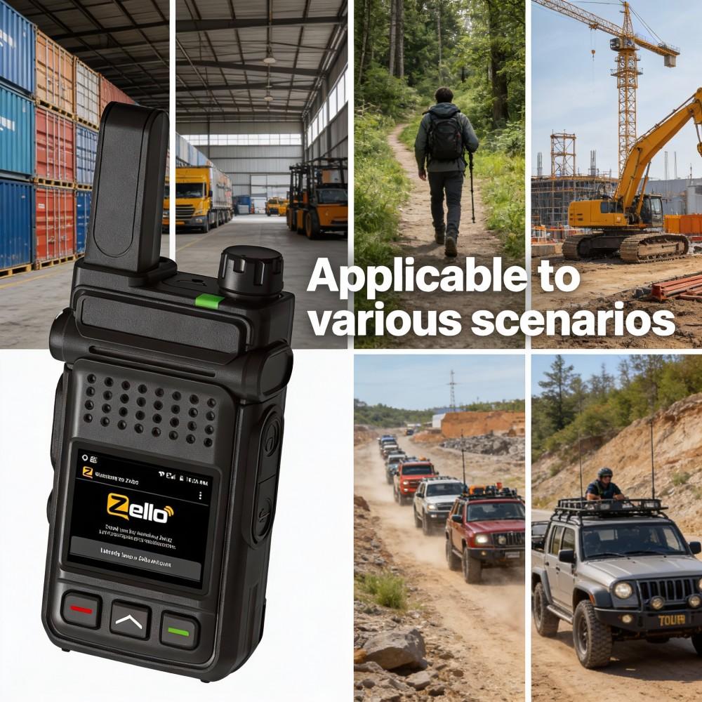 Android ZELLO 5000 км вставка карты глобальная рация открытый 4G двусторонний беспроводной глобальный вызов