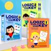 Matching Game English Logic Key Puzzle Game Montessori Key Thinking Puzzle Toy Children