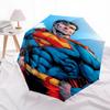 1pc Superman Automatic Folding Umbrella - Compact 8-Rib Design, Durable Plastic & Iron1181L