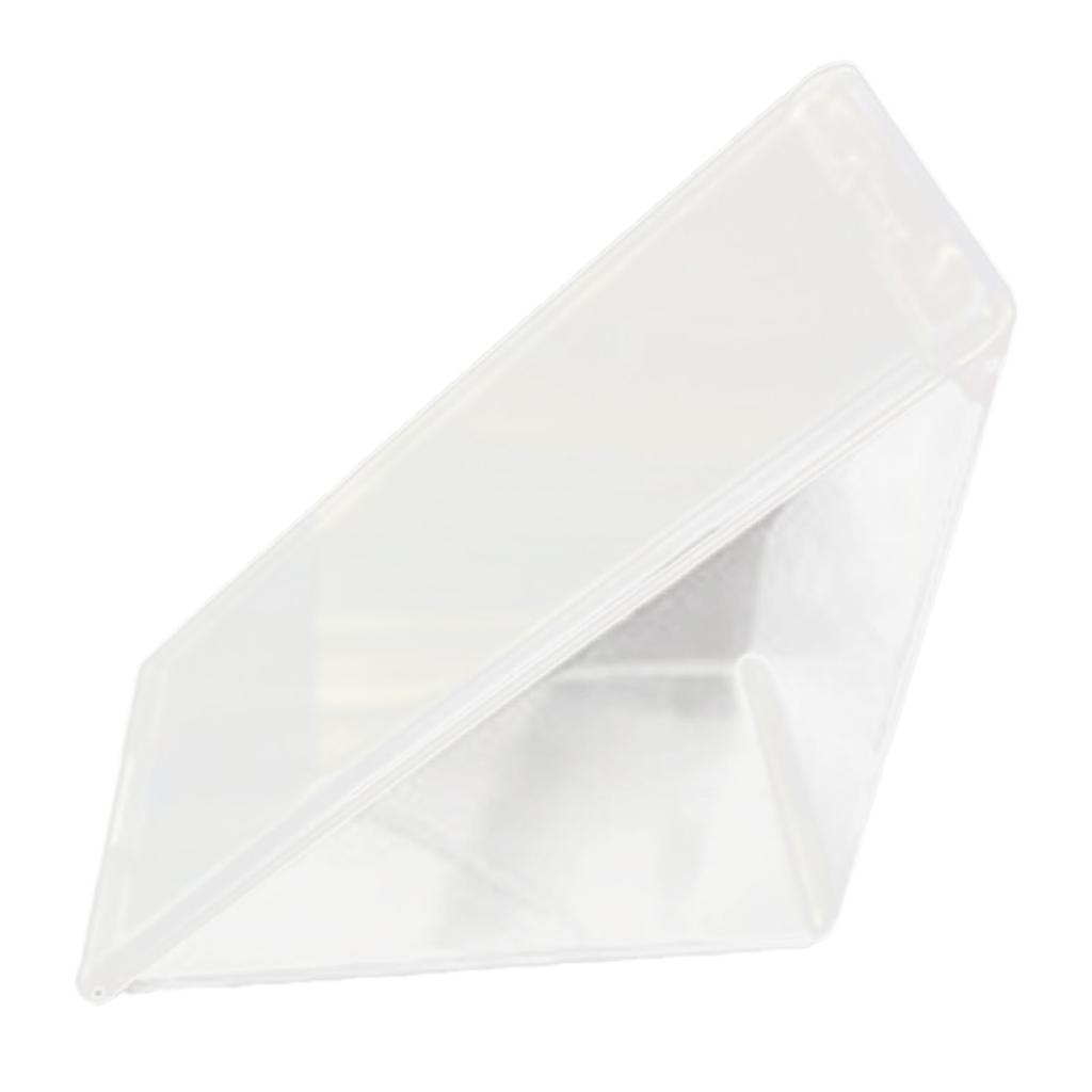 2шт треугольный контейнер для сэндвичей прозрачный моющийся многофункциональный чехол для хранения сэндвичей