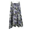 AMERI UNDRESSED Overall Handle Long Length Flare Skirt S Gray Side Zip Women Used