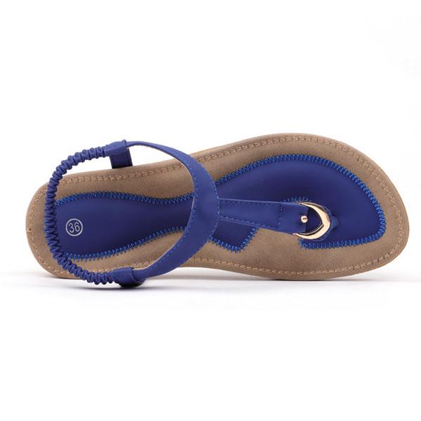 Женские сандалии на плоской подошве