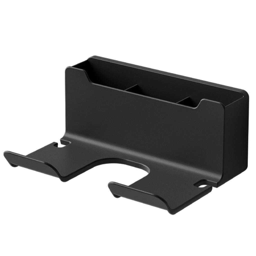 Fashion ABS Hair Dryer Storage Wall Mounted Blower Bracket Hair Dryer Holder Space Saving Stand Bathroom Organizer