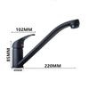 Zinc Alloy Kitchen Sink Faucet Bathroom Basin Faucet Hot Cold Wash Mixer Crane Tap 360 Rotation Sink Faucets Single Handle