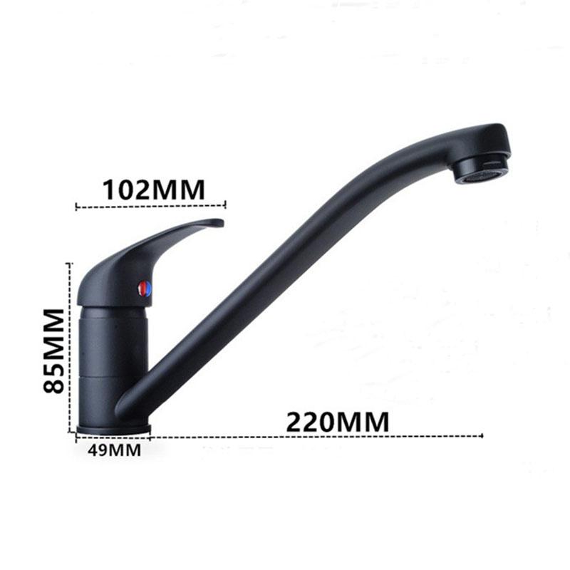 Zinc Alloy Kitchen Sink Faucet Bathroom Basin Faucet Hot Cold Wash Mixer Crane Tap 360 Rotation Sink Faucets Single Handle