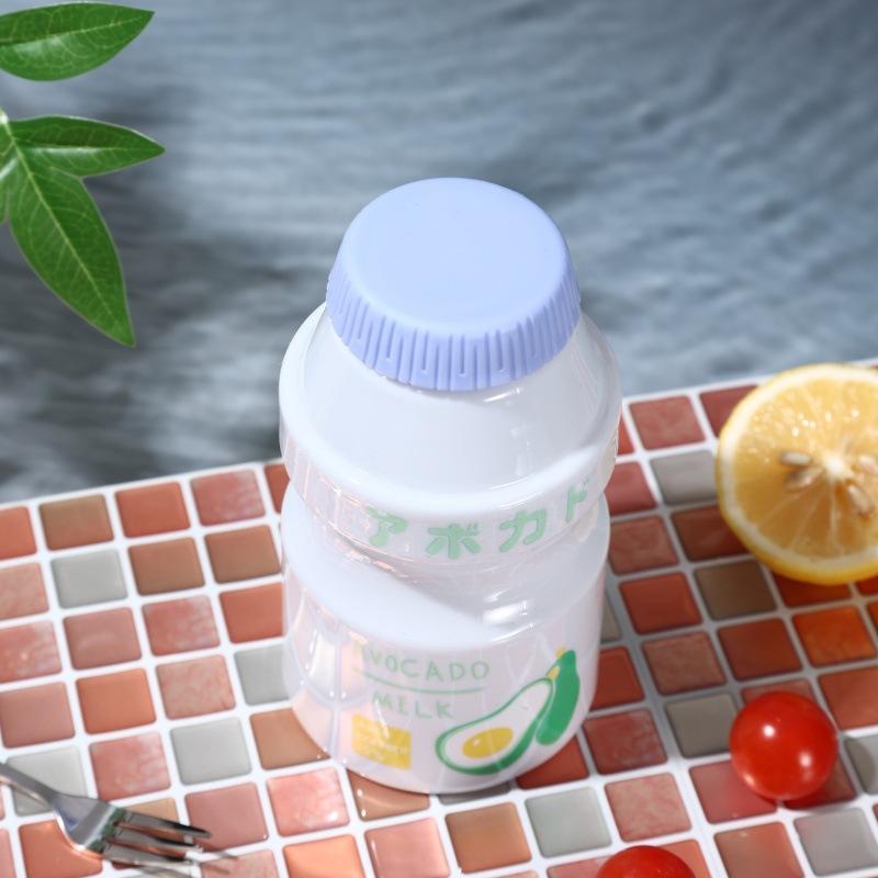 Бутылка для воды милая мужская и женская мода Yakult пластиковый стакан для воды летний высококачественный противоударный портативный стакан с соломинкой легкий стакан