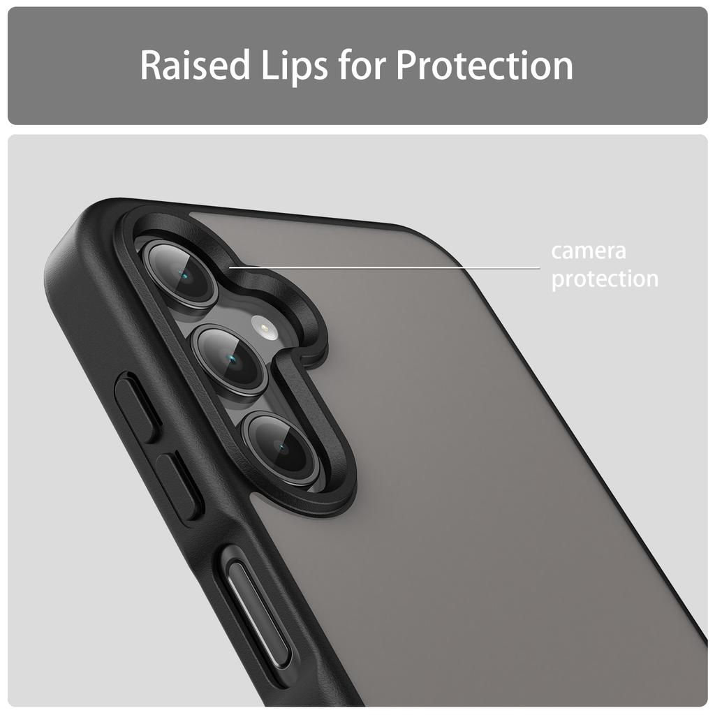 For Samsung Galaxy A15 4G/5G Case Skin Touch Matte Anti Drop TPU PC Phone Back Cover