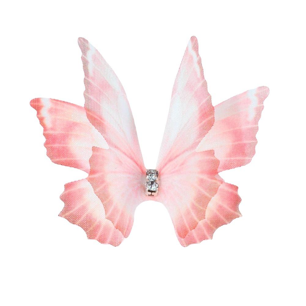 50 шт. Аппликации-бабочки из органзы градиентного цвета, Материалы для дизайна одежды