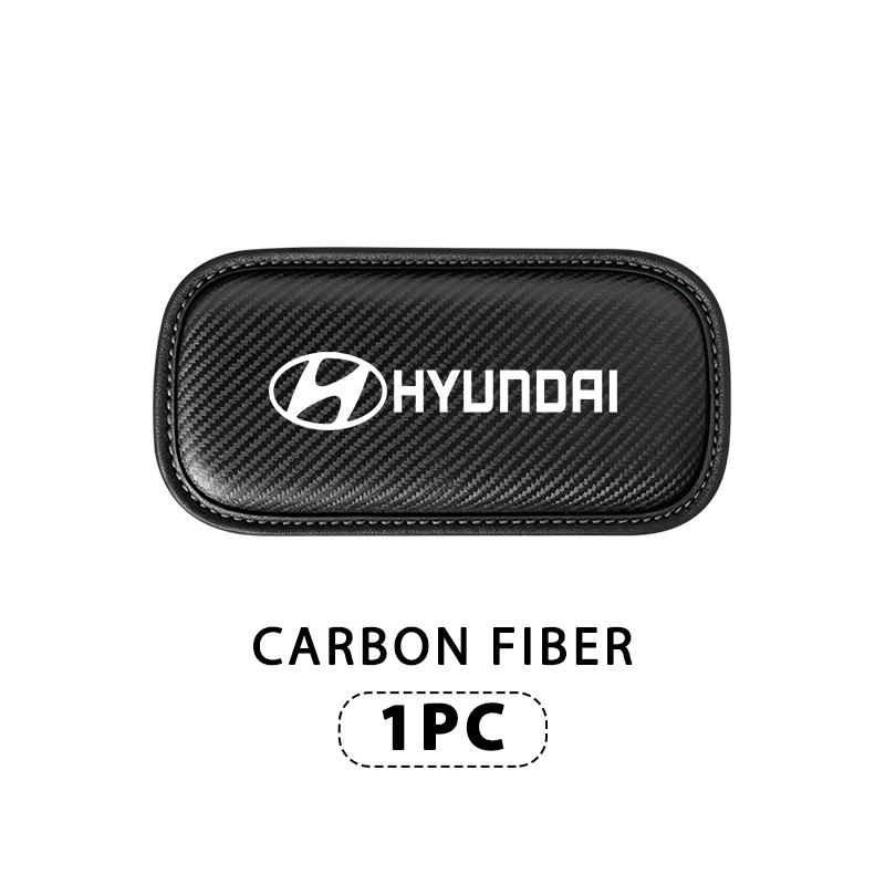 For Hyundai Car Interior Leg Knee Rest Pad Leather Cushion Accessories NLINE I30 I20 Venue Tucson Kona IX35 I40 IX20 Tiburon v1