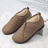 Autumn and Winter Plus Velvet Warm Cotton Shoes Women's Non-slip Lightweight Lazy One-step Bag Heel Soft-soled Casual Shoes