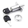 With Key Tongue Door Bolt Latch Hardware Cabinet Lock Useful Drawer Lock  Sliding Door