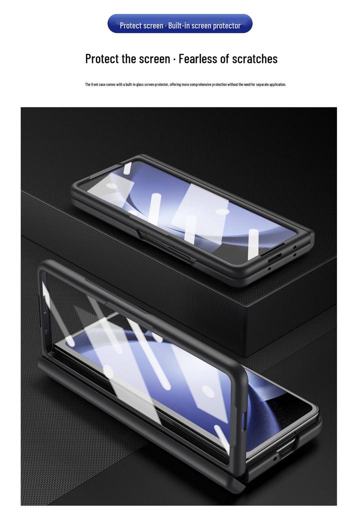 Чехол для телефона Samsung Z Fold8 Ultra со слотом для стилуса и защитной пленкой для экрана для Fold7/6, подставка для стилуса.