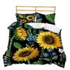 Пододеяльник Идиллическая Серия Подсолнухи 3D Комплект из трех предметов Цифровая печать