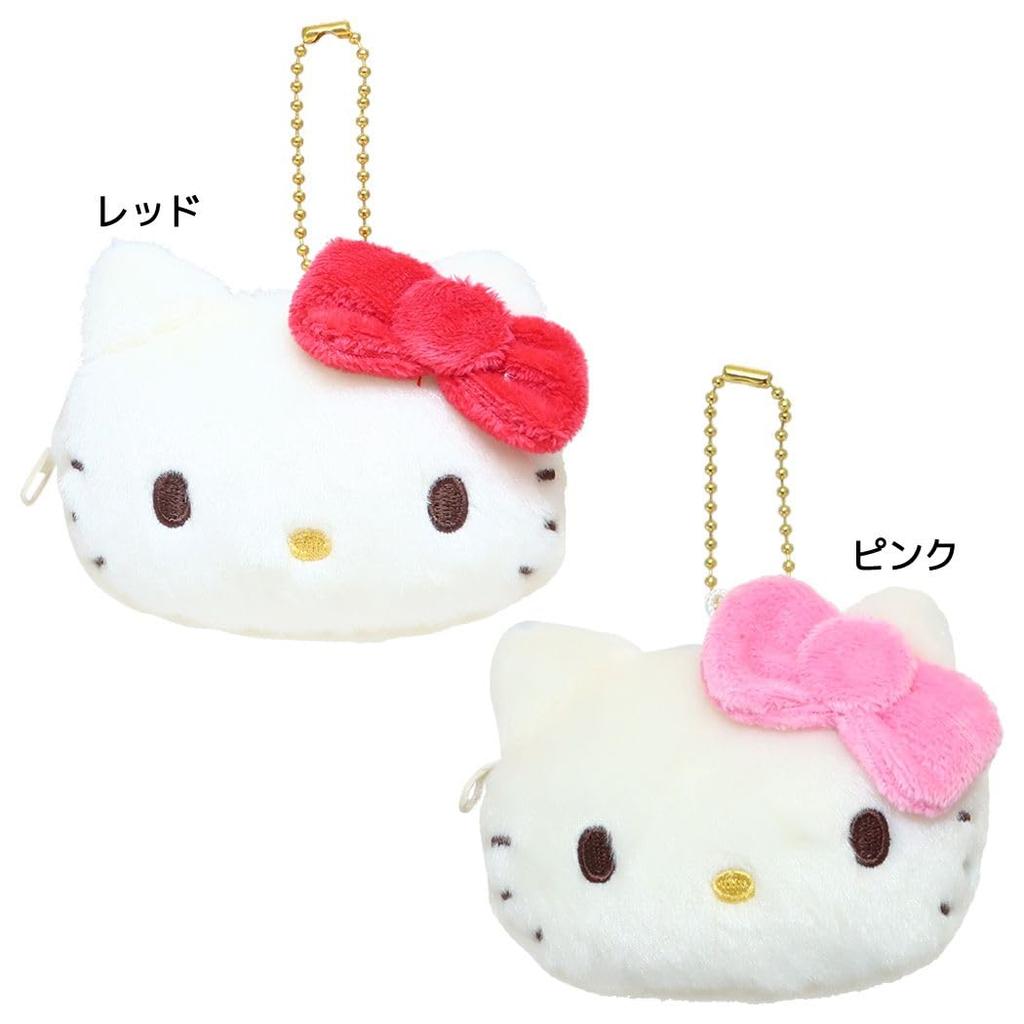 K Company Hello Kitty Series Coin Purse Red H80 X W100 X D40mm 70's KT70-KZ-RD